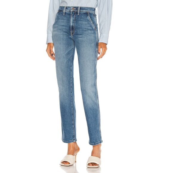 MOTHER High Waisted Utility Denim Jeans NWT Size 30 Anthropologie - Picture 2 of 16